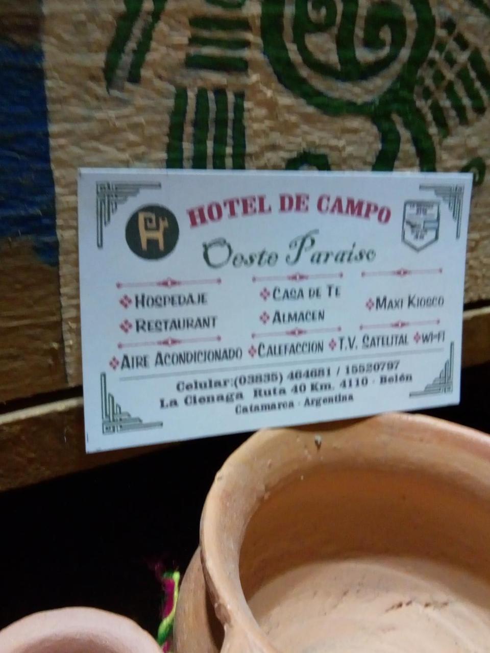 Hotel De Campo Oeste Paraiso La Ciénaga Zewnętrze zdjęcie